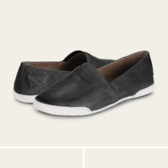 Frye Melanie Slip-On Black Leather Women’s Size 6 - Picture 3 of 11